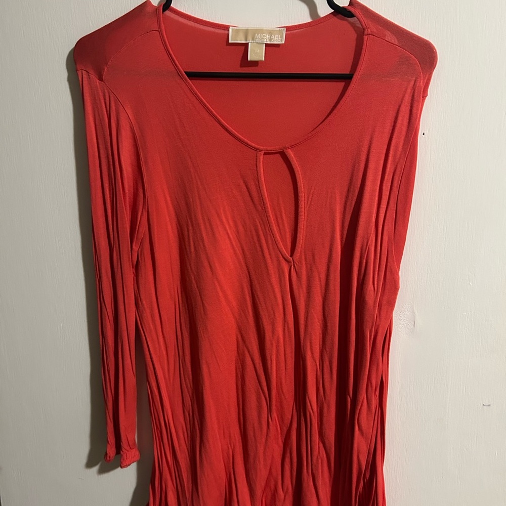 Michael Kors Vibrant Red Blouse
